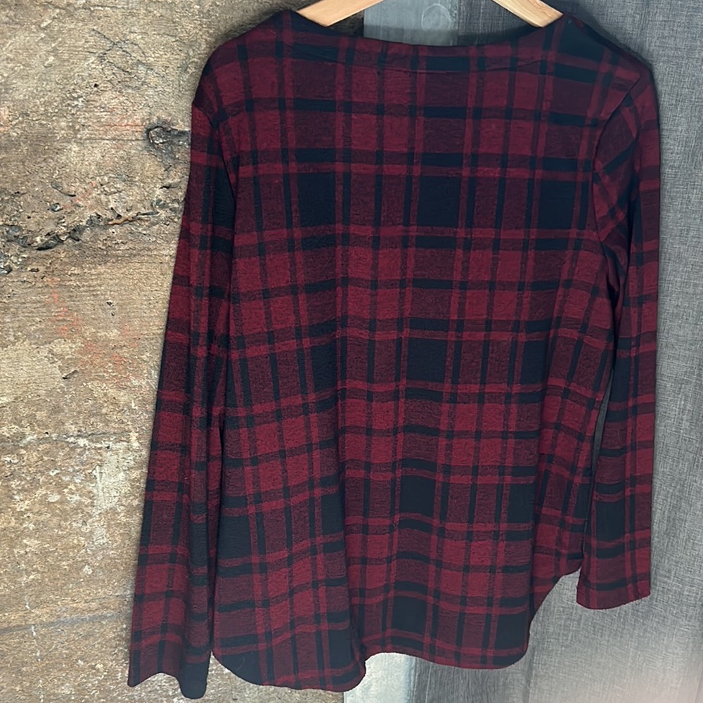 Super Cute Plaid PL Croft & Barrow Long Sleeve *Great Condition* - Picture 7 of 11